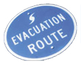 DEVACAPS Hurricane Evacuation Sign